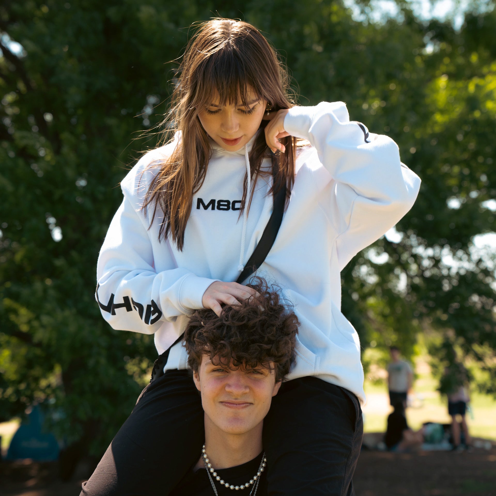 M80 Essentials Signature Hoodie - White