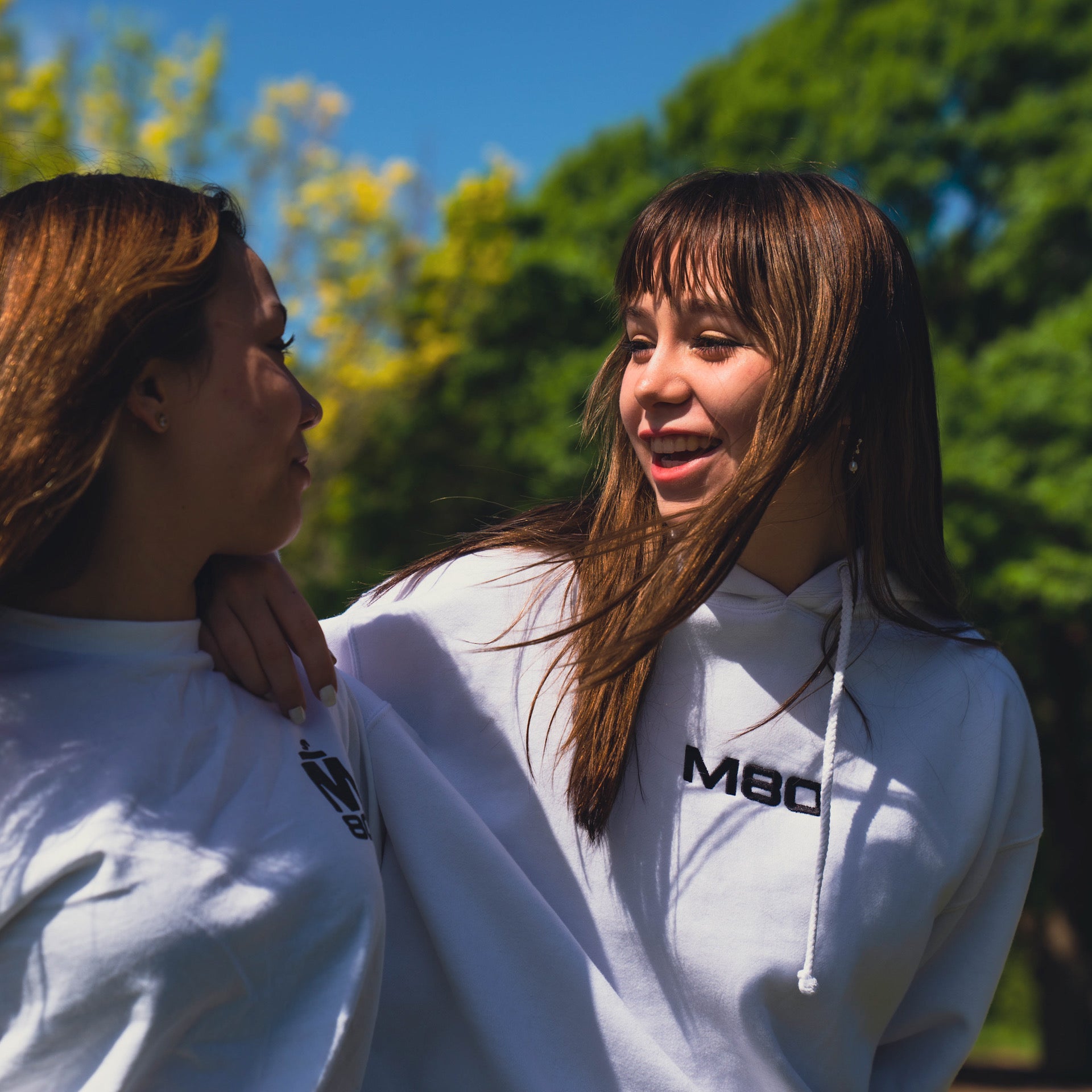M80 Essentials Signature Hoodie - White