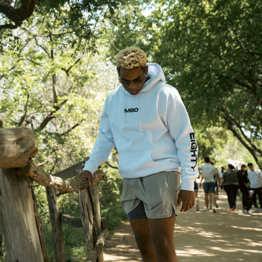 M80 Essentials Signature Hoodie - White